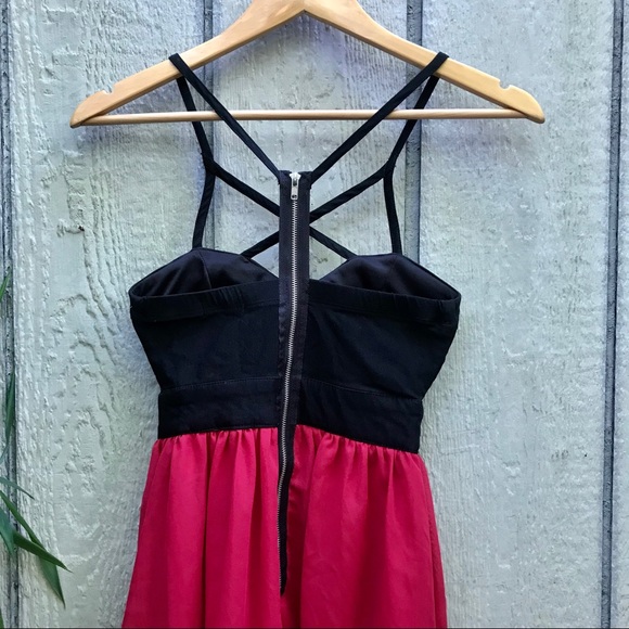 Body Central caged strappy empire mini dress - Picture 4 of 5